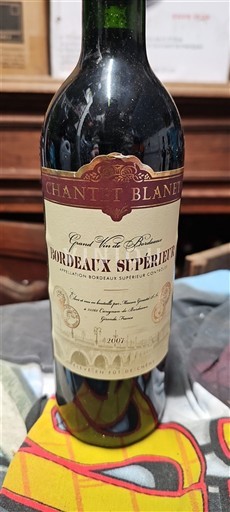 Bordeaux Bordeaux Supérieur Chantel Blanet 2007