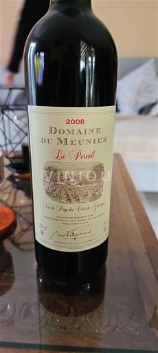 Південний Захід Не вказано Domaine Meunier Le Poteuil 2008