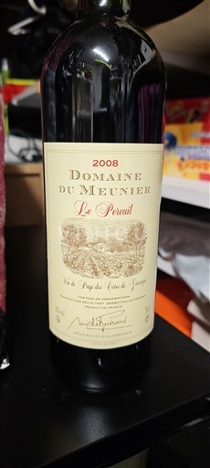 Південний Захід Не вказано Domaine Meunier Le Peneuil 2008