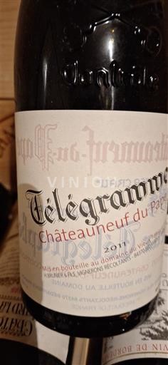 Thung lũng Rhône Châteauneuf-du-pape Domaine Vieux Télégraphe Télégramme 2011