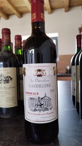 Bordeaux Le Chevalier Gaudillère 2016