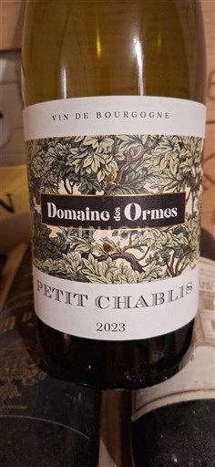 Бургундія Петі-Шаблі Domaine S Ormes 2023
