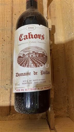 Lounais-Ranska Cahors Domaine Paillas 1990
