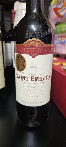Bordeaux Saint-Émilion Blanquet Blanquet 2009