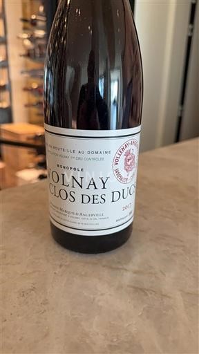 Бургундія Вольне Premier Cru Domaine Marquis d'Angerville Clos des Ducs 2017