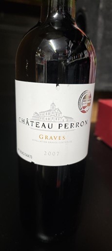 Bordéus Graves Château Perron 2007