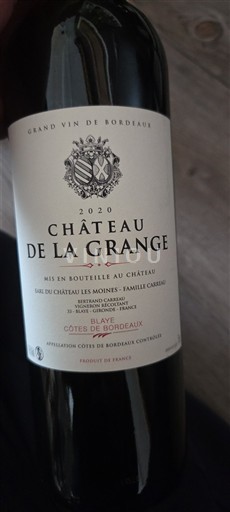 Бордо Блай-Кот-де-Бордо Château La Grange 2020