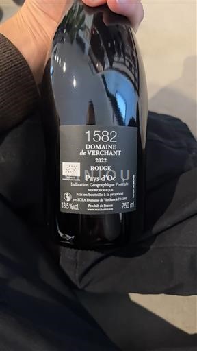 Лангедок та Руссійон Паї д'Ок Domaine Verchant 1582 2022