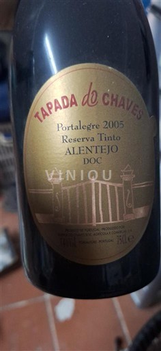 Алентижу Алентейжу Tapada de Chaves Reserva Tinto 2005