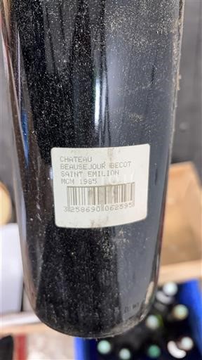 Bordeaux Saint-Émilion Grand Cru Château Beau-Séjour Bécot 1985