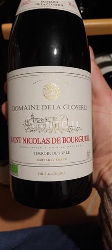 Thung lũng sông Loire Saint-Nicolas-De-Bourgueil Domaine La Closerie Terroir de Sable 2021
