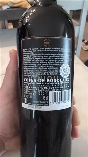 Bordeaux Côtes-de-Bordeaux Mouton Cadet 2022