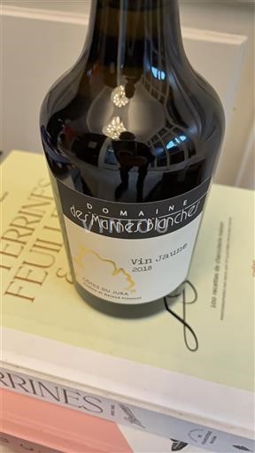 Жура Арбуа Domaine S Marnes Blanches Vin jaune 2018