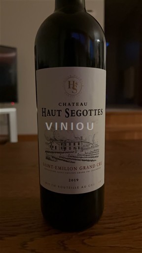 Бордо Сент-Емільйон Гран Крю Grand Cru Château Haut Segottes 2019