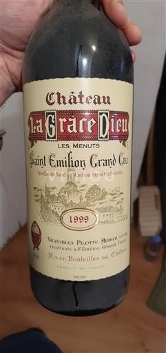 Бордо Сент-Емільйон Гран Крю Grand Cru Château La Grate Dieu Les Menuts 1999