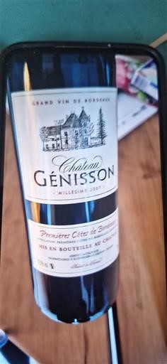 Бордо Прем'єр-Кот-де-Бордо Château Génisson 2017