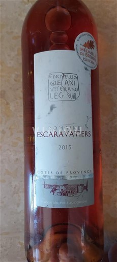 Прованс Кот-де-Прованс Domaine Des Escaravatiers 2015