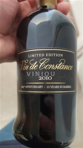 Pobrežní oblast Constantia Klein Constantia Limited Edition Vin de Constance 2010