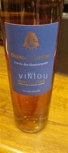 Корсика Мускат-дю-Кап-Корс Orenga de Gaffory des Gouverneurs 2013