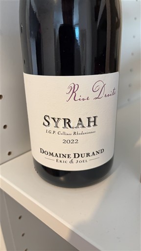 Альпи та Ронські землі Ронські пагорби Domaine Rand Rive Droite 2022