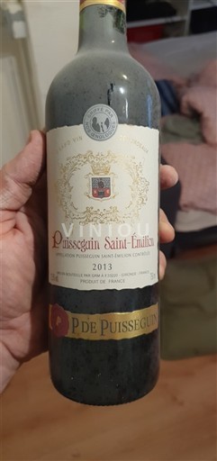 Бордо Пюїссеген-Сент-Емільйон P de Puisseguin 2013