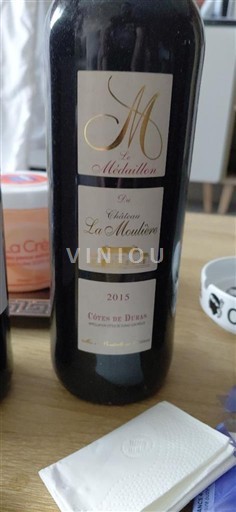 Південний Захід Кот-де-Дюрас Château La Moulinière Le Médaillon 2015