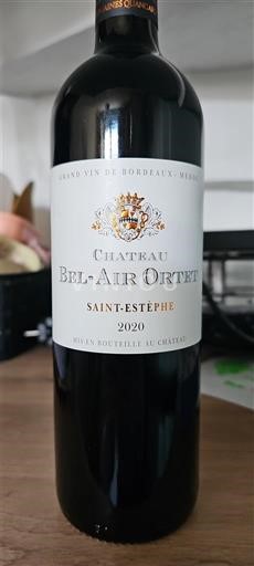Бордо Сен-Естеф Château Bel-Air Ortet 2020