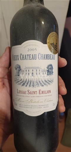 Бордо Люссак-Сент-Емільйон Château Vieux Château Chambeau 2005