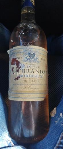Bordeaux Määrittelemätön Château Brandat 2003