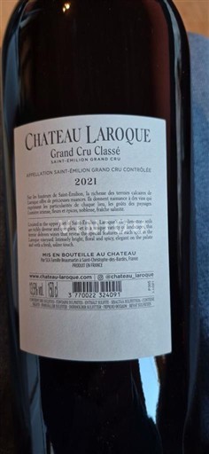 Bordeaux Saint-Émilion Grand Cru Grand Cru Château Laroque 2021