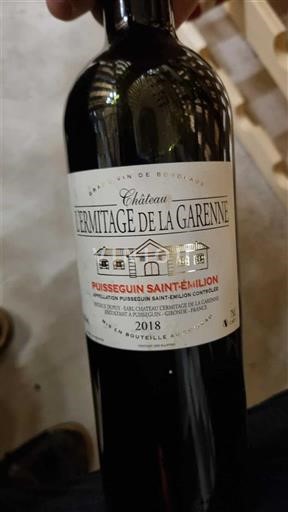Бордо Пюїссеген-Сент-Емільйон Château L'Hermitage de la Garenne 2018