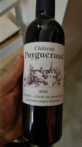 Bordeaux Francs Côtes de Bordeaux Château Puygueraud 2021