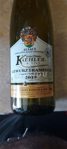 Ельзас Jean-Claude KOEHLER & Fils Particulière 2019