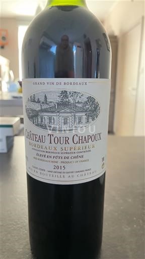 Bordeaux Bordeaux Supérieur Château Tour Chapoux 2015