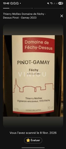 Воґд Ла Кот Domaine Féchy-Dessus Pinot-Gamay 2023
