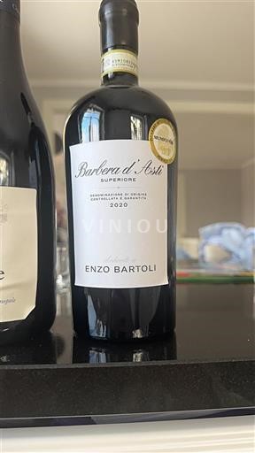 Rượu vang Rouge sec Enzo Bartoli 2020 Ý Piemonte Barbera d'Asti DOC