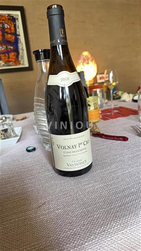 Бургундія Вольне Premier Cru Domaine Vaudoisey Clos des Chênes 2018
