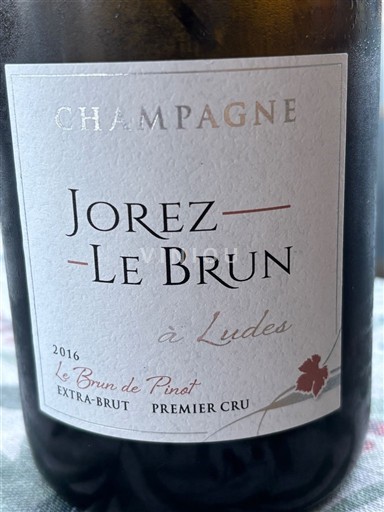 Šampanja Šampanjec Premier Cru Jorez-Le Brun Le Brun de Pinot 2016