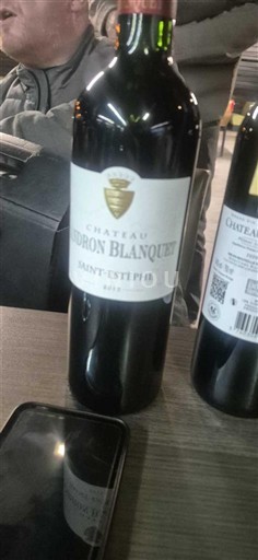 Бордо Сен-Естеф Château Touron Blanquet 2016