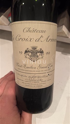 Бордо Сент-Емільйон Гран Крю Grand Cru Château La Croix d'Armens 1999