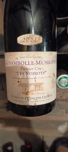 Бургундія Шамболь-Мюзіні Premier Cru Domaine François Legros Les Noirots 2021