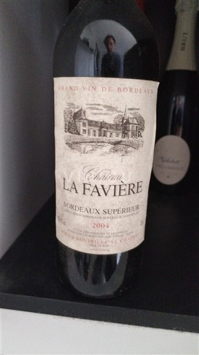 Bordeaux Bordeaux Supérieur Château La Favière 2004