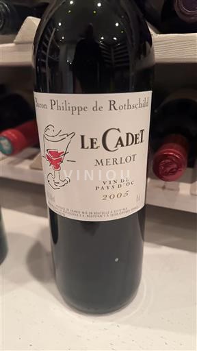 Лангедок та Руссійон Паї д'Ок Baron Philippe de Rothschild Le Cadet 2005