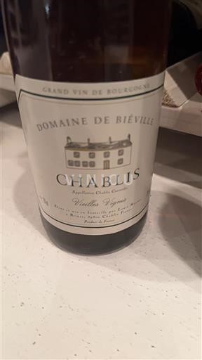 Бургундія Chablis Domaine Biéville Vieilles Vignes 2005