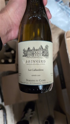 Thung lũng sông Loire Savennières Domaine Closel Les Caillardières 2020