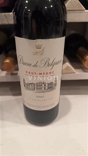 Bordeaux Haut-Médoc Château Belgrave Diane de Belgrave 2007