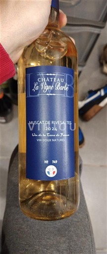 Руссільон Мускат де Ривзальт Château La Vigne Barbe 2024