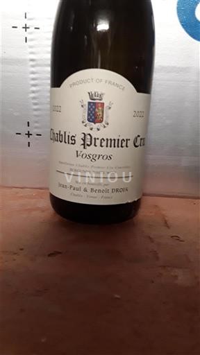 Бургундія Chablis Premier Cru Jean-Paul & Benoit Droin Vosgros 2022