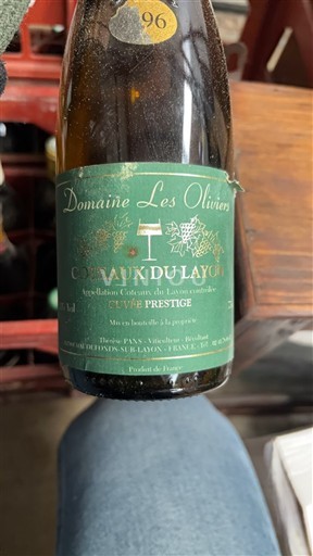Valle della Loira Coteaux-du-Layon Domaine Les Oliviers Prestige 1996