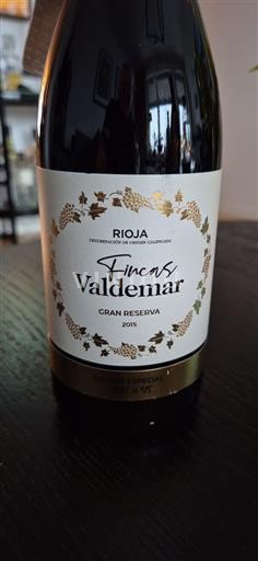 Ла-Ріоха Ріоха Fincas Valdemar Gran Reserva 2015